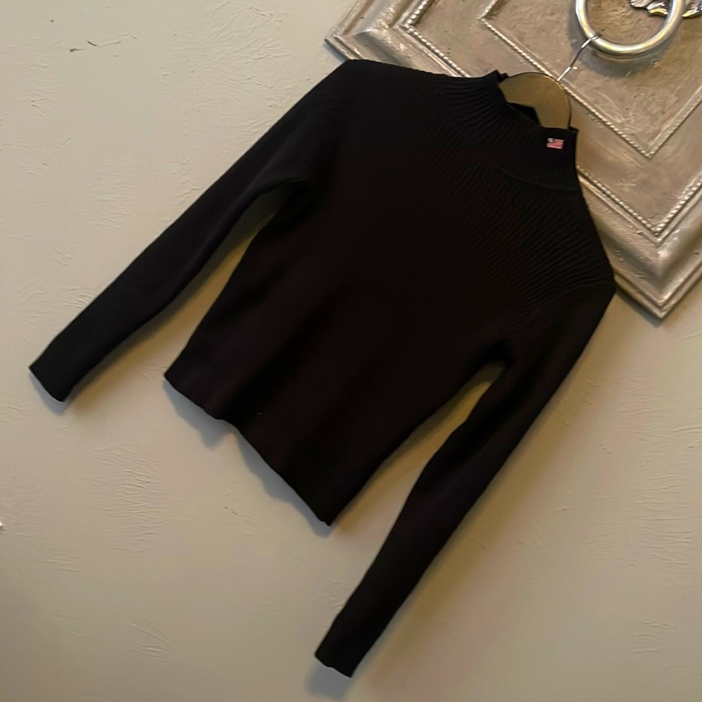 Polo By Ralph Lauren Sweaters | Vintage 90s Polo Jeans Black Turtleneck
